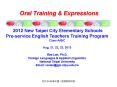 Oral Training PowerPoint PPT Presentation
