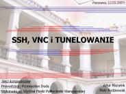 SSH, VNC i TUNELOWANIE