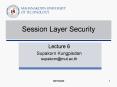 Session Layer Security PowerPoint PPT Presentation