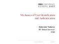 Mechanics of User Identification and Authentication PowerPoint PPT Presentation