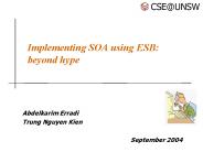 Implementing SOA using ESB: beyond hype