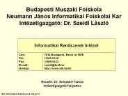 Informatikai Rendszerek Int