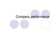 Company performance