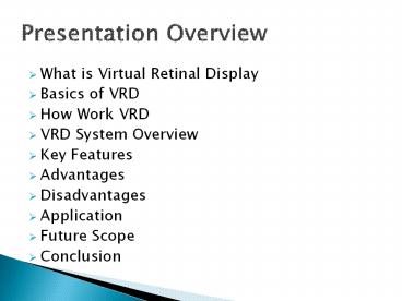 presentation player overlay