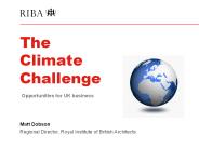 The Climate Challenge