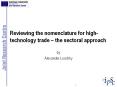Reviewing the nomenclature for high-technology trade  PowerPoint PPT Presentation