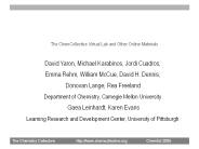 The ChemCollective Virtual Lab and Other Online Materials