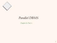 Parallel DBMS