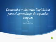 Contenidos y destrezas ling