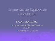 Encuentro de Equipos de Orientaci