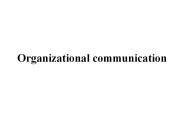 Organizational communication