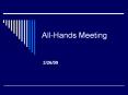 All-Hands Meeting PowerPoint PPT Presentation