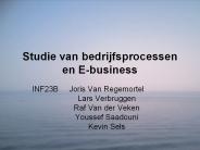 Studie van bedrijfsprocessen en E-business