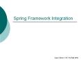 Spring Framework Integration PowerPoint PPT Presentation