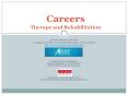 Careers Therapy and Rehabilitation PowerPoint PPT Presentation