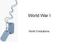 World War I PowerPoint PPT Presentation