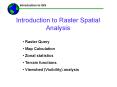 Introduction to Raster Spatial Analysis PowerPoint PPT Presentation