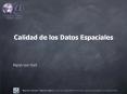 Calidad de los Datos Espaciales PowerPoint PPT Presentation