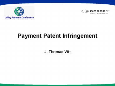 Payment Patent Infringement