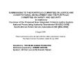 SUBMISSIONS TO THE PORTFOLIO COMMITTEE ON JUSTICE AND CONSTITUTIONAL DEVELOPMENT AND THE PORTFOLIO COMMITTEE ON SAFETY AND SECURITY in relation to Overview of the Proposed New Integrated Criminal Justice System National Prosecuting Authority Amendment PowerPoint PPT Presentation