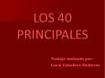 LOS 40 PRINCIPALES PowerPoint PPT Presentation