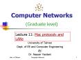 Computer Networks (Graduate level) PowerPoint PPT Presentation