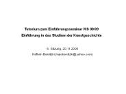 Tutorium zum Einf