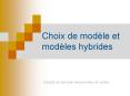 Choix de mod PowerPoint PPT Presentation
