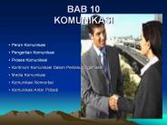 BAB 10 KOMUNIKASI