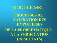MODULE MRU