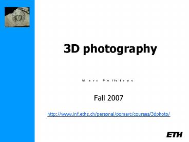 3D photography