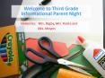 Welcome to Third Grade Informational Parent Night PowerPoint PPT Presentation
