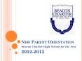 New Parent Orientation PowerPoint PPT Presentation
