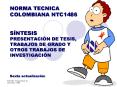 NORMA TECNICA COLOMBIANA NTC1486  S PowerPoint PPT Presentation