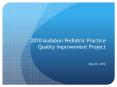 2010 Audubon Pediatric Practice Quality Improvement Project PowerPoint PPT Presentation