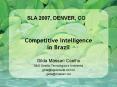 Competitive intelligence in Brazil PowerPoint PPT Presentation
