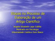 Etapas no Processo de Elabora