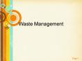 Waste Management PowerPoint PPT Presentation