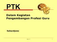 Dalam Kegiatan Pengembangan Profesi Guru