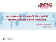 An Introduction to HIGHER EDUCATION PowerPoint PPT Presentation