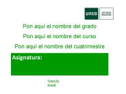 Asignatura:
