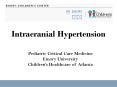 Intracranial Hypertension PowerPoint PPT Presentation