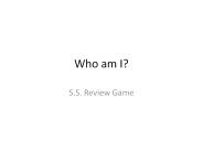 Who am I?