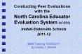 Conducting Peer Evaluations with the North Carolina Educator Evaluation System (NCEES) PowerPoint PPT Presentation