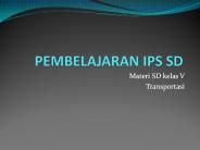 PEMBELAJARAN IPS SD