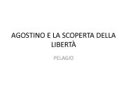 AGOSTINO E LA SCOPERTA DELLA LIBERT