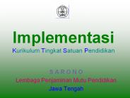 Implementasi Kurikulum Tingkat Satuan Pendidikan
