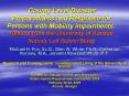 County Level Disaster Preparedness and Response for Persons with Mobility Impairments: Results from the University of Kansas Nobody Left Behind Study PowerPoint PPT Presentation