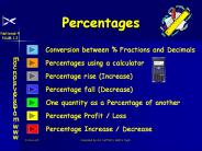 Percentages