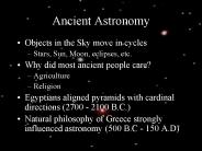 Ancient Astronomy